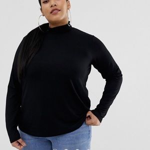 ASOS DESIGN Curve Turtleneck Long Sleeve